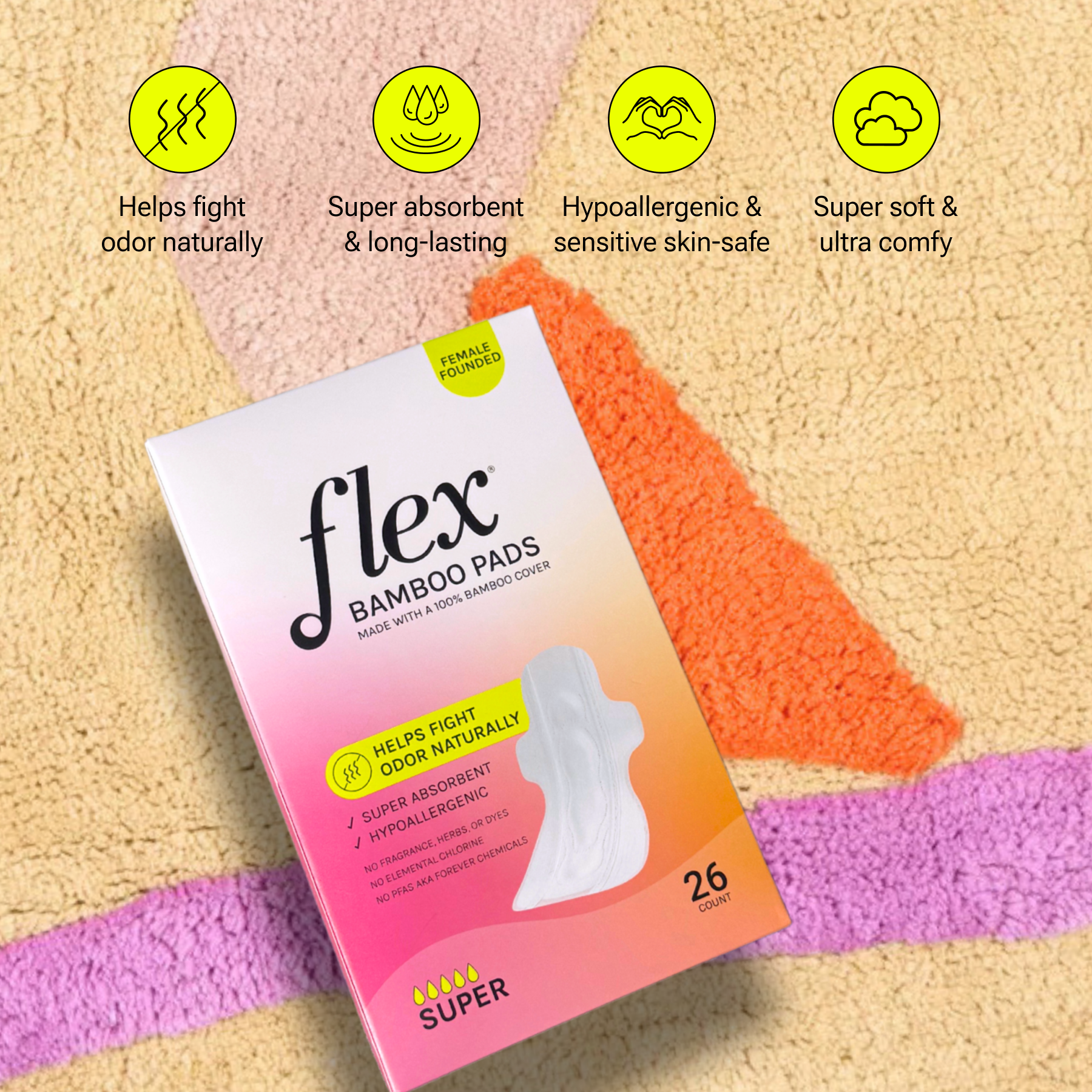Flex Bamboo Super Pads