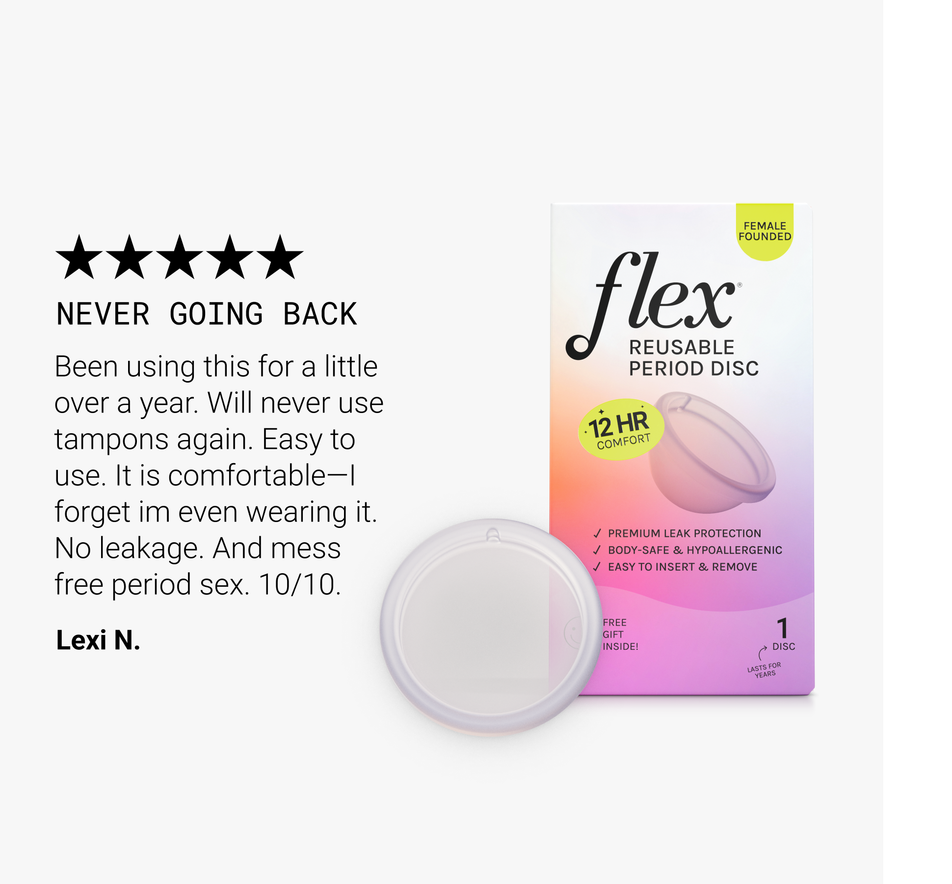 Flex Reusable Disc