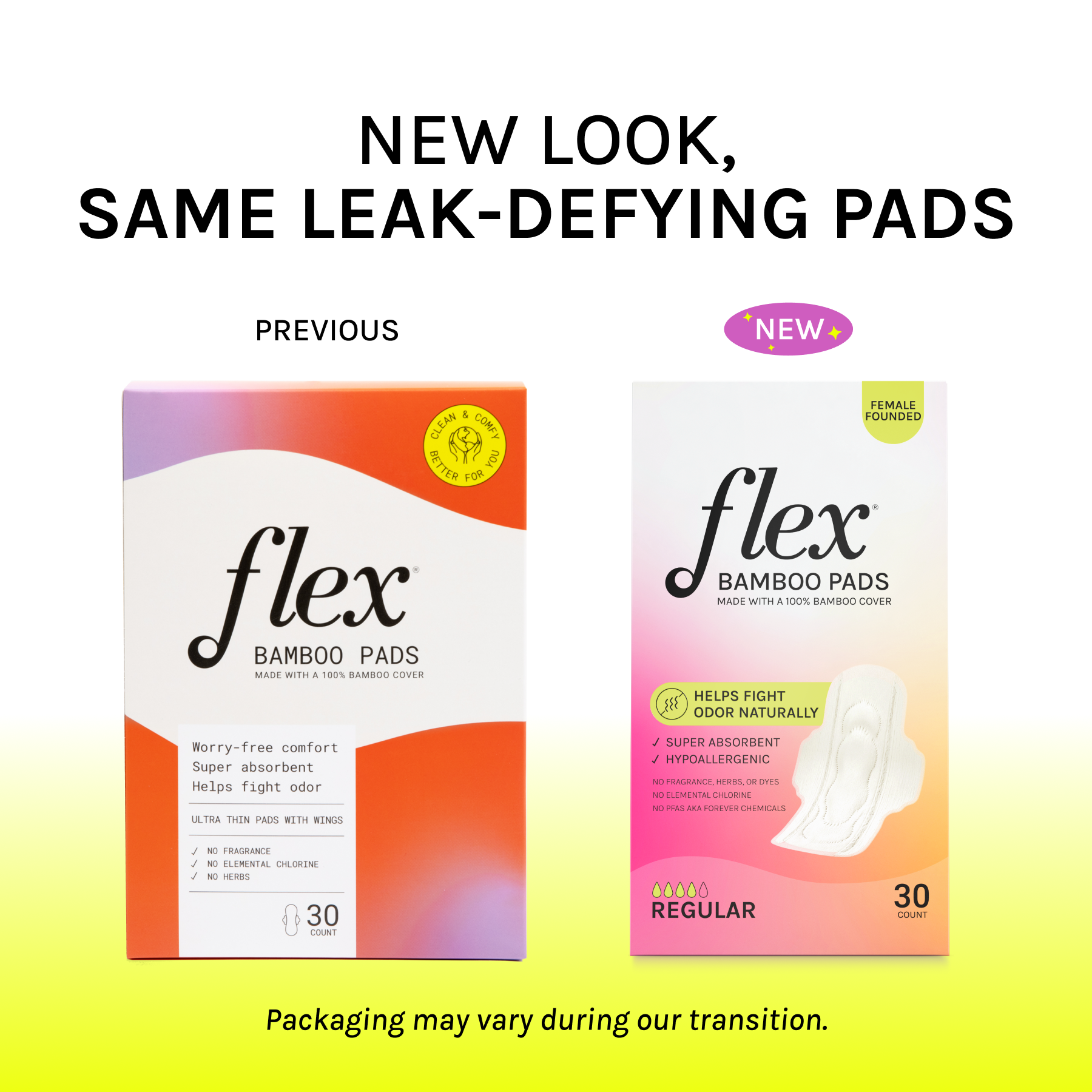 Flex Bamboo Pads